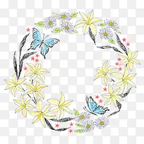 铅笔画蝴蝶动图-空若网 铅笔画蝴蝶动图-空若网