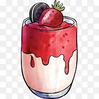 草莓奥利奥冰激凌杯-空若网 草莓奥利奥冰激凌杯-空若网