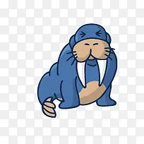 卡通可爱小动物装饰设计动物头像-空若网 卡通可爱小动物装饰设计动物头像-空若网