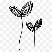 手绘叶子-空若网 手绘叶子-空若网