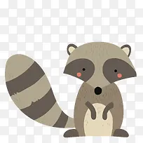 卡通小清新动物装饰海报设计狐狸-空若网 卡通小清新动物装饰海报设计狐狸-空若网