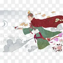 贾宝玉插画-空若网 贾宝玉插画-空若网