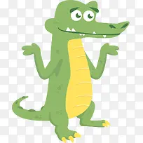 无奈的鳄鱼PNG下载-空若网 无奈的鳄鱼PNG下载-空若网