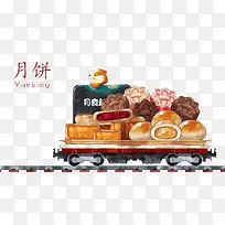 水彩火车-空若网 水彩火车-空若网