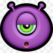 外星表情笑脸电脑图标剪辑艺术累了-空若网 外星表情笑脸电脑图标剪辑艺术累了-空若网