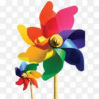装饰多彩风车-空若网 装饰多彩风车-空若网