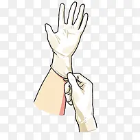 矢量医生手术戴手套-空若网 矢量医生手术戴手套-空若网