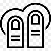 两个手指触摸笔画符号图标-空若网 两个手指触摸笔画符号图标-空若网