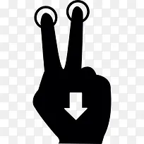 推滑下来图标-空若网 推滑下来图标-空若网