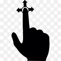 把用一根手指滑图标-空若网 把用一根手指滑图标-空若网
