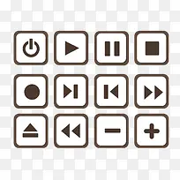 播放暂停按钮-空若网 播放暂停按钮-空若网