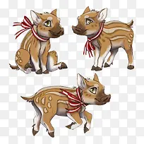 矢量小猪-空若网 矢量小猪-空若网