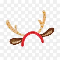 卡通可爱鹿茸帽子圣诞帽-空若网 卡通可爱鹿茸帽子圣诞帽-空若网