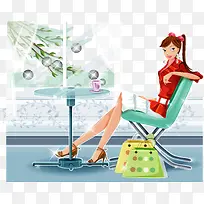 矢量时尚女性-空若网 矢量时尚女性-空若网