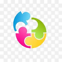 创意拼图标志-空若网 创意拼图标志-空若网