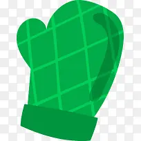 卡通绿色烧烤手套-空若网 卡通绿色烧烤手套-空若网