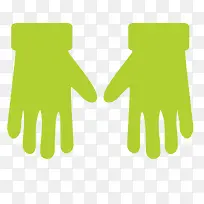 绿色工人手套-空若网 绿色工人手套-空若网