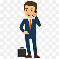 卡通手绘图案 先生 电话-空若网 卡通手绘图案 先生 电话-空若网