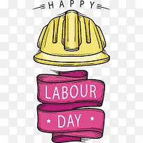 手绘劳动工具矢量安全帽素材-空若网 手绘劳动工具矢量安全帽素材-空若网