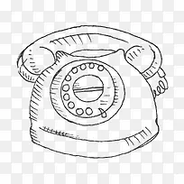 卡通手绘电话-空若网 卡通手绘电话-空若网