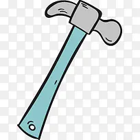 手绘劳动工具矢量榔头素材-空若网 手绘劳动工具矢量榔头素材-空若网