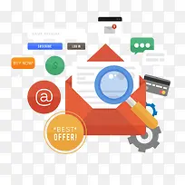 扁平化ppt素材-空若网 扁平化ppt素材-空若网