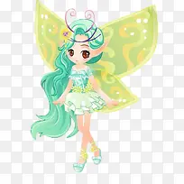 绿色翅膀小仙子-空若网 绿色翅膀小仙子-空若网
