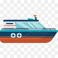 创意水彩邮轮插画装饰-空若网 创意水彩邮轮插画装饰-空若网