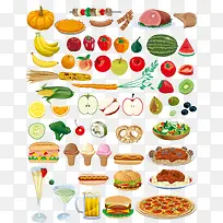 矢量汉堡效果元素免抠素材-空若网 矢量汉堡效果元素免抠素材-空若网