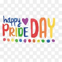 水彩涂鸦横幅与心-空若网 水彩涂鸦横幅与心-空若网