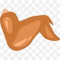 卡通鸡翅食物素材图-空若网 卡通鸡翅食物素材图-空若网