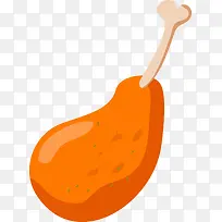 卡通鸡腿食物素材图-空若网 卡通鸡腿食物素材图-空若网