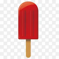 矢量红色雪糕免费素材-空若网 矢量红色雪糕免费素材-空若网