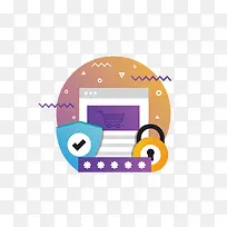 扁平化保密文件商务图标-空若网 扁平化保密文件商务图标-空若网