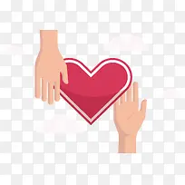 粉红色慈善爱心海报-空若网 粉红色慈善爱心海报-空若网