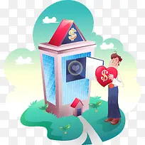 矢量钟楼素材-空若网 矢量钟楼素材-空若网