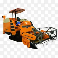 橙色履带式联合收割机-空若网 橙色履带式联合收割机-空若网