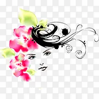 ³éÏóË®²Ê»±ÊÄ«»æÖÆÃÀŮͷÏñ-¿ÕÈôÍø ³éÏóË®²Ê»±ÊÄ«»æÖÆÃÀŮͷÏñ-¿ÕÈôÍø