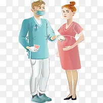 孕妇插画设计-空若网 孕妇插画设计-空若网