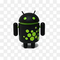 黑绿色安卓小人-空若网 黑绿色安卓小人-空若网
