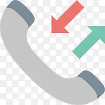 矢量图灰色座机电话-空若网 矢量图灰色座机电话-空若网