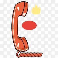 橘色的电话-空若网 橘色的电话-空若网