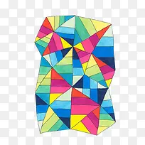 彩色几何体-空若网 彩色几何体-空若网