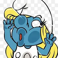 蓝精灵撞玻璃-空若网 蓝精灵撞玻璃-空若网