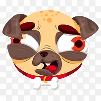 卡通可爱小动物装饰动物头像-空若网 卡通可爱小动物装饰动物头像-空若网