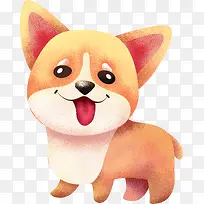 卡通可爱小动物装饰动物头像狗狗-空若网 卡通可爱小动物装饰动物头像狗狗-空若网