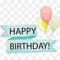 矢量图祝你生日快乐英文-空若网 矢量图祝你生日快乐英文-空若网