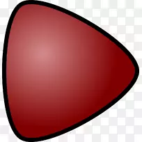 红色电脑图标剪辑艺术播放按钮-空若网 红色电脑图标剪辑艺术播放按钮-空若网