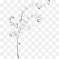 卡通可爱手绘草叶子-空若网 卡通可爱手绘草叶子-空若网