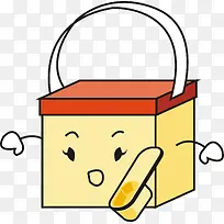 卡通箱子png矢量素材-空若网 卡通箱子png矢量素材-空若网